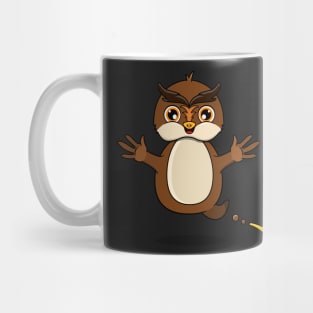 Cute Owl Ghost and Flying Mug